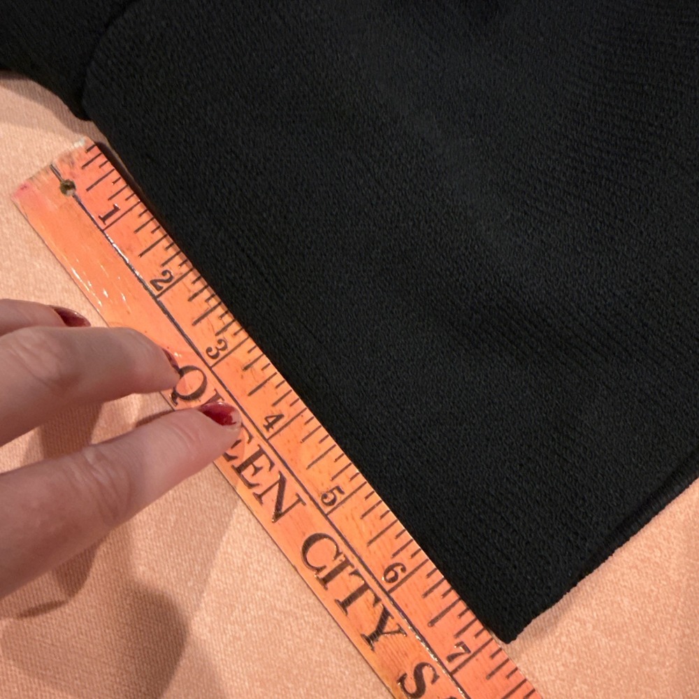 St John Marie Gray Skort Skirt Shorts‎ Pull On Black Size 6 Wool Rayon Classic - Picture 7 of 9